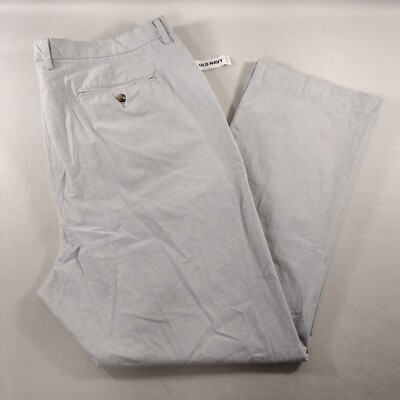 NWT Old Navy Signature Straight Beige khaki Pants Mens Size 44x32