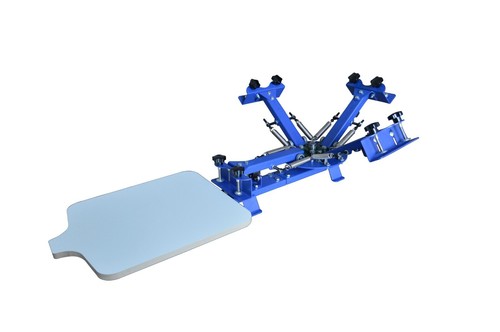 4 Color 1 Station Screen Printing Machine Table Press Printer Shirt Silk Press - Picture 6 of 12
