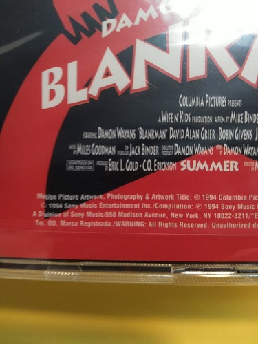 Blankman by Original Soundtrack (CD, Aug-1994, Sony Music Distribution (USA)) - Imagen 11 de 14