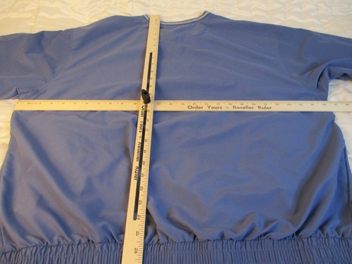 Nike Golf Pullover Jacket Men's Large Blue Front Pockets Windbreaker Polyester - Picture 7 of 13