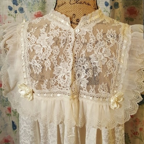 NWT Vintage 1960s 1970s Belk Leggett Christian Dior Lingerie Nightgown Medium - Picture 6 of 8