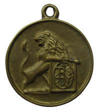 BRD Medaille Bayerische Vereinsbank L&ouml;we ca. &Oslash; 38,5  mm/24,7 gr