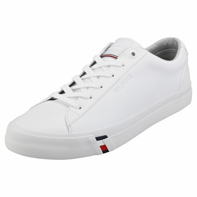 tommy hilfiger corporate leather sneaker