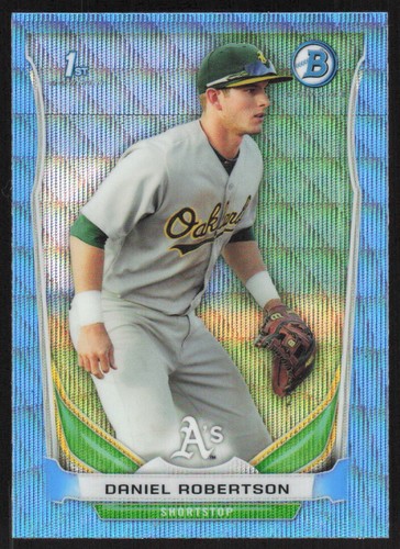2014 Bowman Chrome Prospects Blue Wave Refractor #BCP36 Daniel Robertson! *PWE*