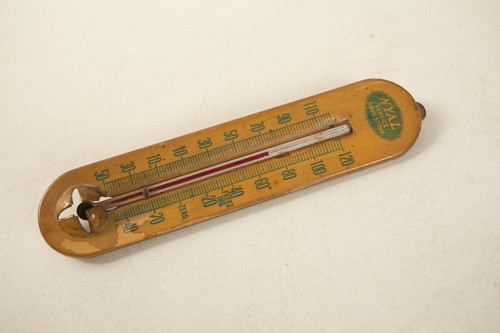 Nyal Service Drug Store Thermometer (B6A/JSF6) Tin Vintage Working 1920s - Picture 4 of 5