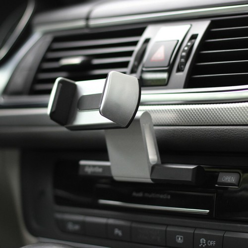 Supporto telefono slot CD universale pietra di fulmine per auto 360° supporto in alluminio per iPhone X - Foto 4 di 8