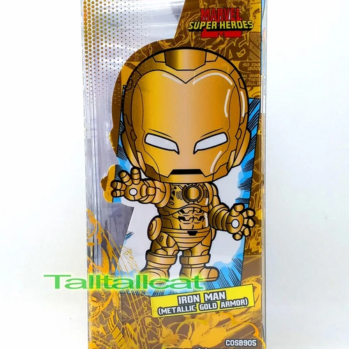 Marvel Hot Toys IRON MAN COSB905 (Armadura de Oro Metálico) Cosbaby [en Stock]