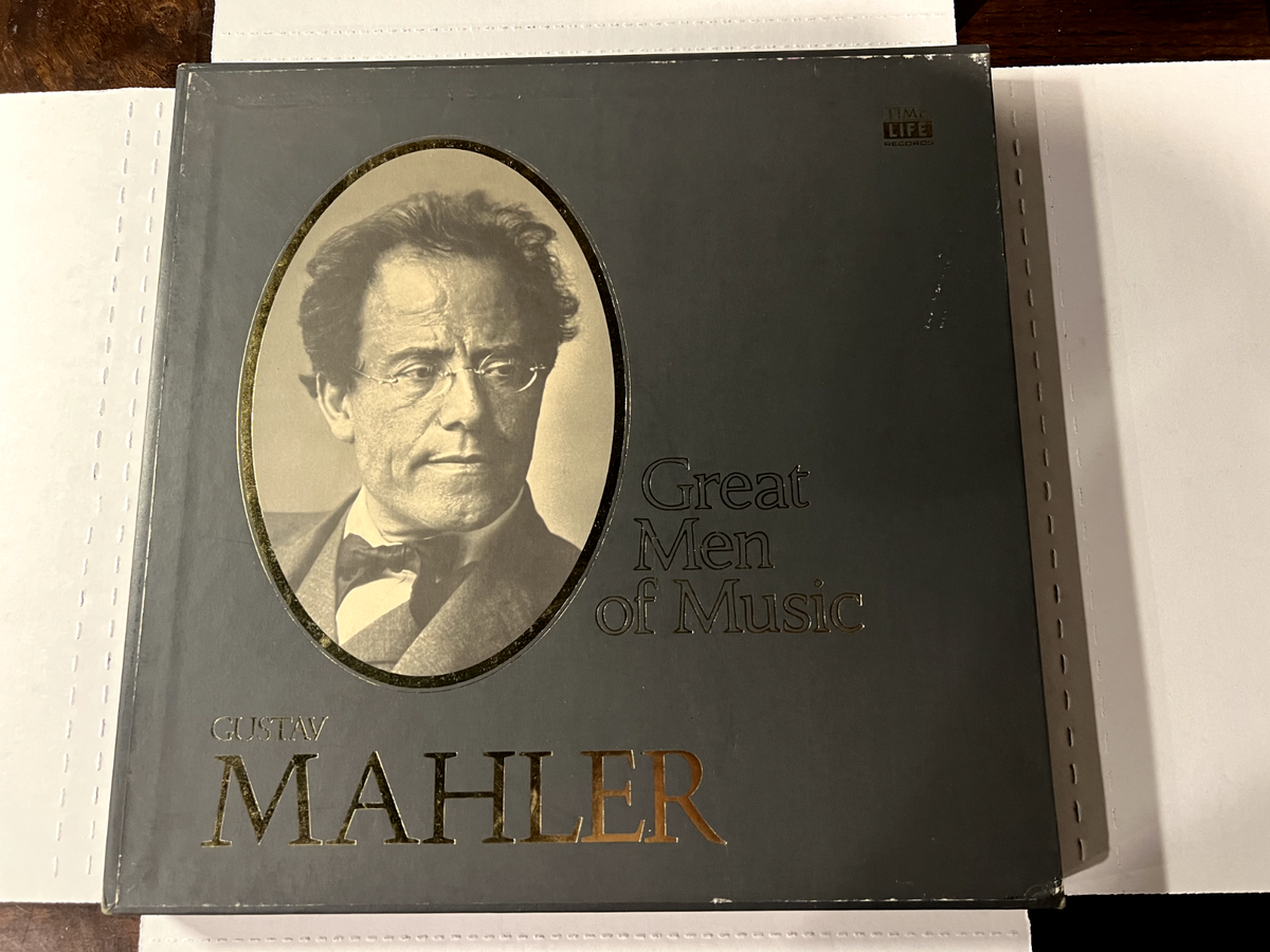 Gustav Maler- Great Men Of Music- 4XLP Box Set 1976 Time Life STL