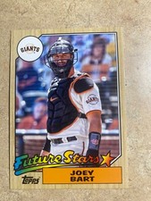 ⚾️ Joey Bart 2022 Topps Series 1 Box Topper 1987 Future Stars Giants