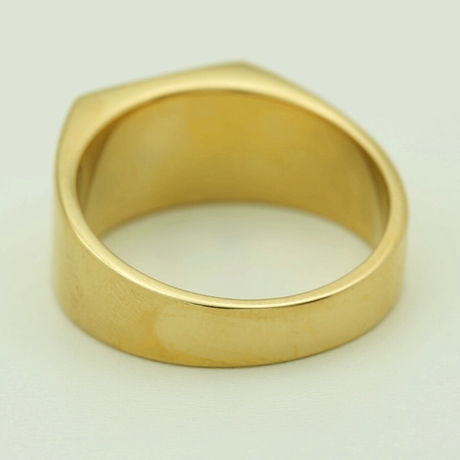 N.S.H  3rd  リング  24金   GOLD  coating White Cubic Zirconia Rhodium And 14K Yellow Gold Over