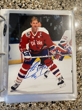 Rod Langway Signed Autographed Washington Capitals 8X10 Photo