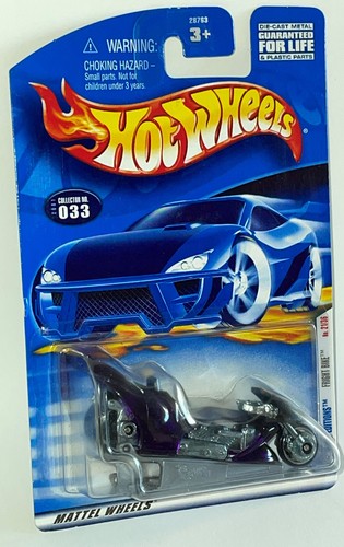 Bicicleta de miedo Hot Wheels 2001 primeras ediciones motocicleta diecast Mattel #033 nueva - Imagen 1 de 4