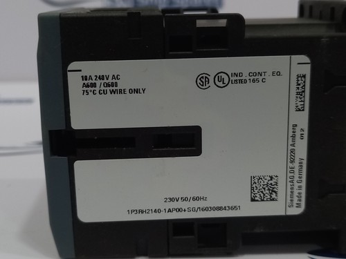 Siemens 3RH2140-1AP00 Contactor Relay 230V 50/60Hz AC-15 10A 230V / 3RH21401AP00 - Picture 4 of 5