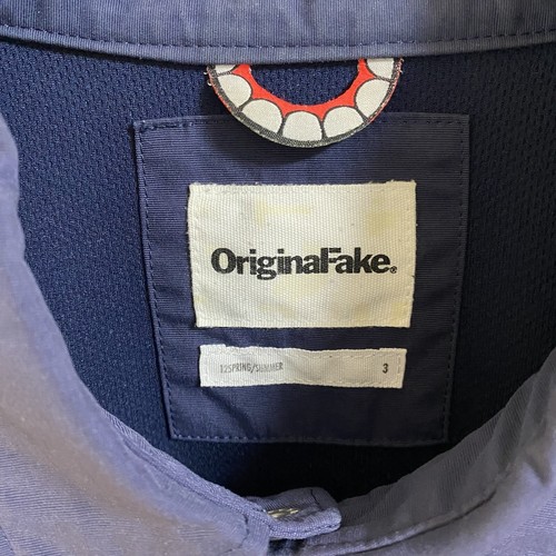 KAWS OriginalFake Art Graphic Nylon Jaket SIZE:3 Navy MEDICOM TOY X Mark Teeth - Picture 16 of 18