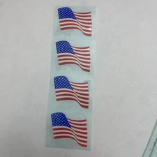 Mrs. Grossman's Vintage 1989 Stickers- Flags  1 Sheet