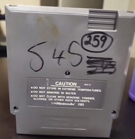 VINTAGE 1989 Skate or Die 2 Nintendo NES Game Cartridge