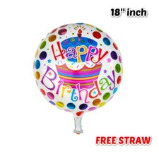Happy Birthday 18" Foil Balloons Wholesale/  baloons birthday party decoration