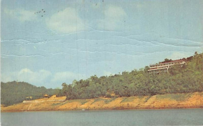 Postcard TAIWAN: Evergreen Hostel, Sun Moon Lake, Posted 1966