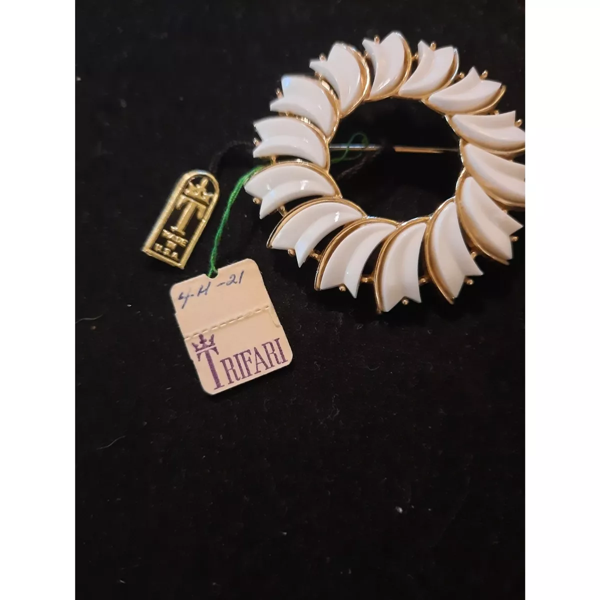 Trifari jewelry shop marks