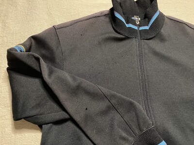 Vintage 80s Nike Made In Japan Zip Up Track Jacket Black L