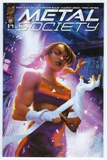 Image Comics Top Cow METAL SOCIETY #1 first printing 1:5 Manhanini variant