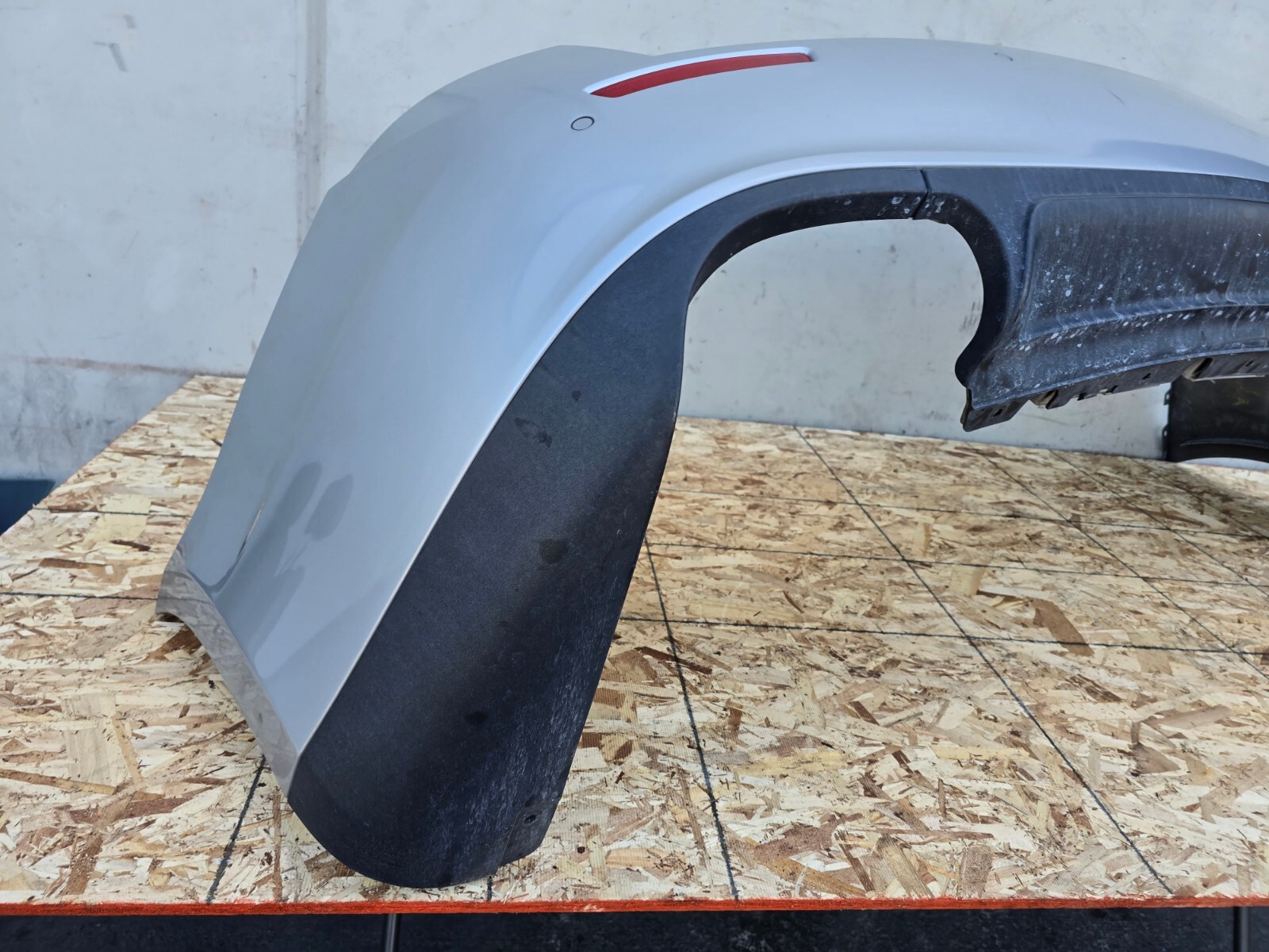 REAR BUMPER COVER ASSEMBLY W/PARK ASSIST OEM 40K 14-19 MASERATI GHIBLI S