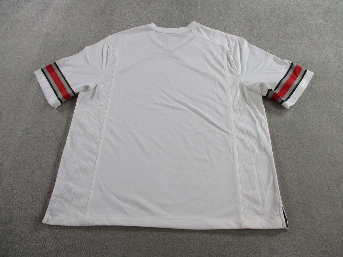 Ohio State Jersey Adult 2XL XXL White Team Issued Practice