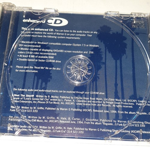 Warren G : Take a Look Over Your Shoulder (CD) Def Jam 1997 - RARE ENHANCED CD - Picture 4 of 6