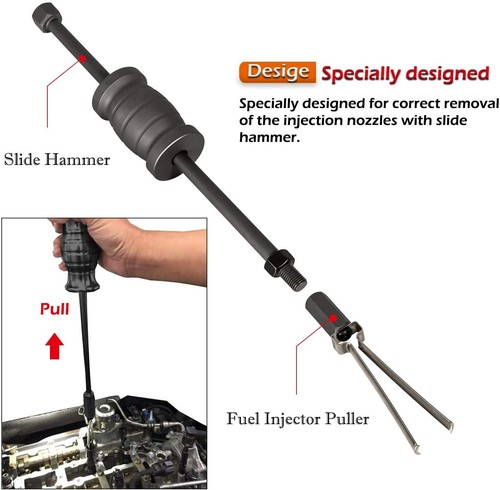 Herramienta removedora extractor inyector de combustible 310206 9997410 para Ford Volvo Duratec EcoBoost - Imagen 6 de 12