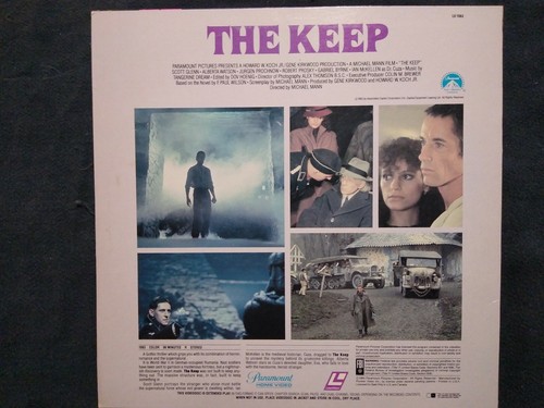 The Keep Laserdisc- Jürgen Prochnow, Ian McKellen, Alberta Watson - 80's Horror - Picture 2 of 3