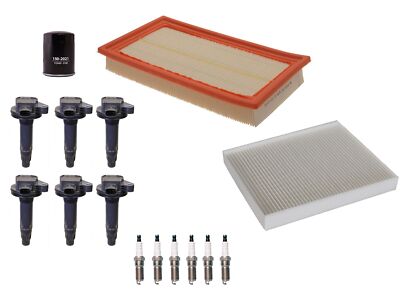 Denso Filters 6 Ignition Coils & 6 Spark Plugs Tune Up Kit For Ford Lincoln V6
