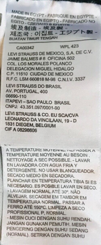 Levis 502 jean homme W36 L32 noir jeans Levi's mens straight leg Levi Strauss - Foto 13 di 16