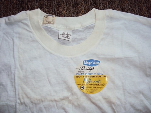 Deadstock NWT Original Vintage 1940's Plain White
