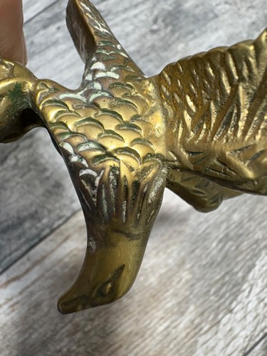 Campana de latón vintage águila en vuelo alas extendidas 5’’ - Imagen 12 de 12