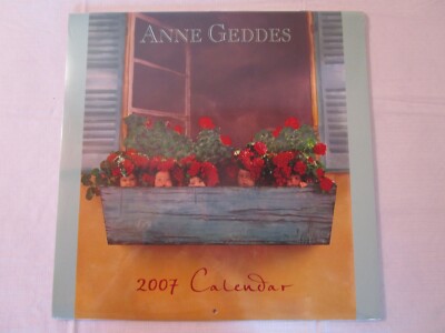 Anne Geddes 2007 Wall Calendar Andrews McMeel Publishing -Sealed
