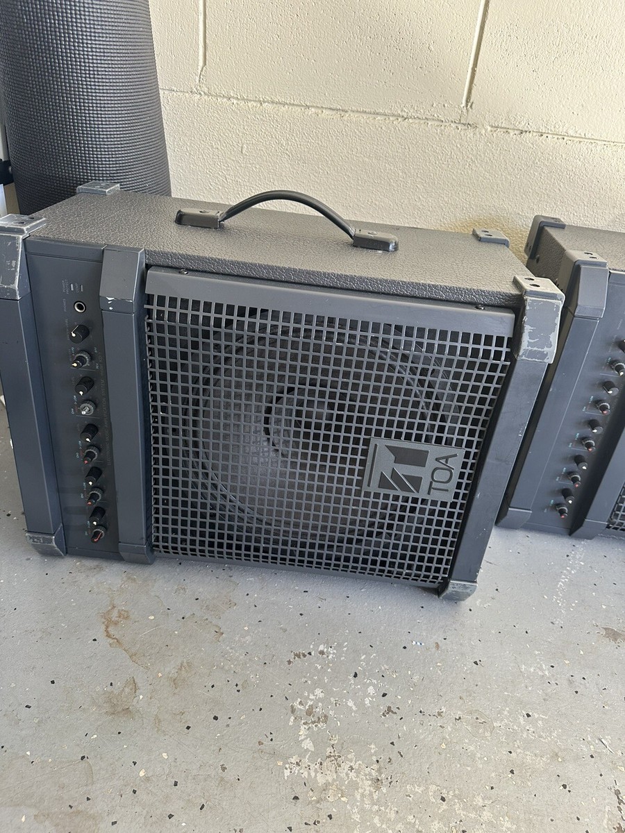 TOA 2-Speaker System Stage KD1 - 4 Channels - Portable Amplifiers
