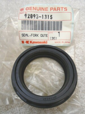 One new OEM Kawasaki fork seal dust cover 1991-92 KX125 KX250
