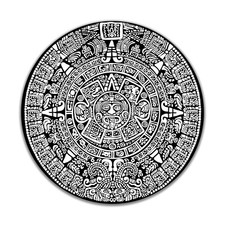 Calendario Maya Maya Vinilo Adhesivo Calcomanía México Azteca Regalo Coche Parachoques Nuevo