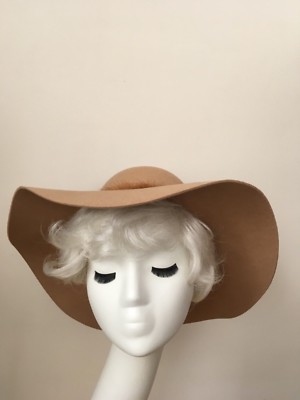 Mink And Beaded White Hat Mink Fur Hat Rare White Beige Vintage Winter Beaded Luxury  main image 3
