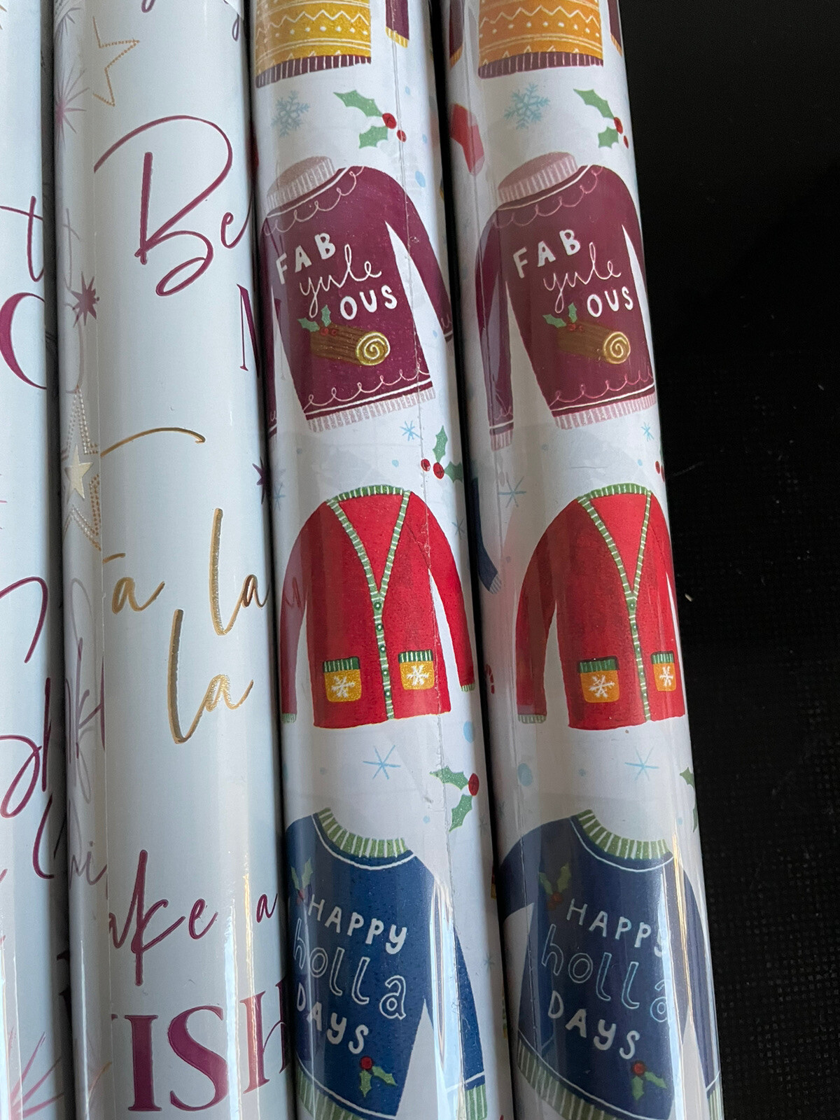 New Asda Christmas Roll Wrap 3.5m Rolls X 10 Mixed Job Lot Wholesale eBay