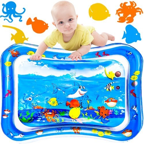 Baby Wassermatte Aufblasbare Wasser Spielmatte XXL Sensorisches Spielzeug 45x60 - Bild 1 von 10