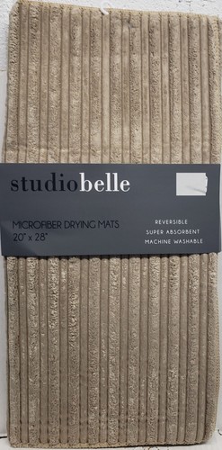 Extra Large Microfiber Dish Drying Mat, 20" x 28", DARK BEIGE COLOR ,SB - Picture 1 of 10