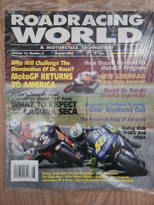 ROADRACING WORLD MOTORCYCLE MAGAZINE AUGUST 2005 Ducati Suzuki AMA  Superbike