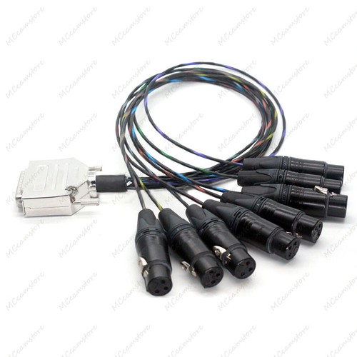 Câble audio féminin Canare MR202-8AT DB25 vers NEUTRIK 8 XLR 3 broches - Photo 2 sur 4