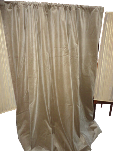 POTTERY BARN VELVET GREEN MOSS (2) HUGE HEAVY BLACKOUT PANELS CURTAINS 96X96 - Picture 16 of 19