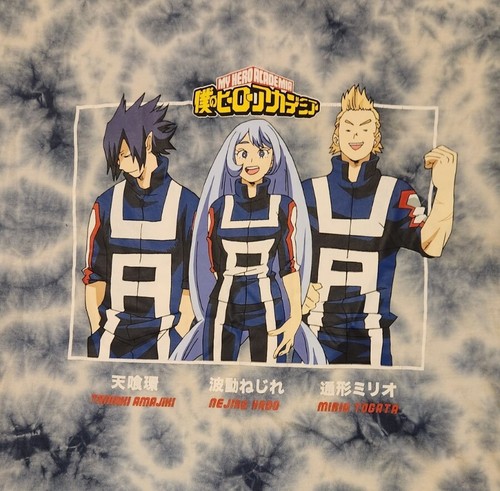 My Hero Academia T Shirt Mens Blue Tie Die Size Small -Anime- Seller since 2005 - Picture 2 of 5