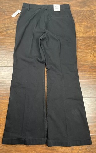 Gloria Vanderbilt Be Glorious Flare Trousers Black Sz 14 Average Women’s NWT - Foto 2 di 2