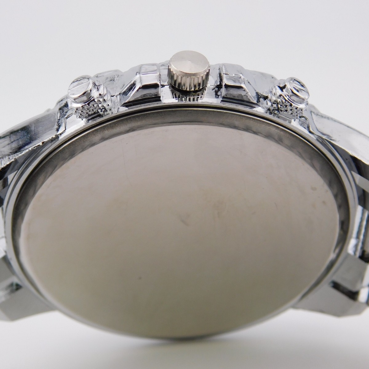 ZHOWE Silver Tone Quartz Analog Men's Watch Sz. 7 1/2