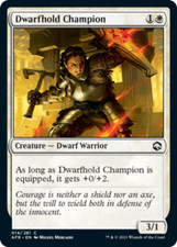 Dwarfhold Champion - Foil NM-Mint Adventures in the Forgotten Realms MTG