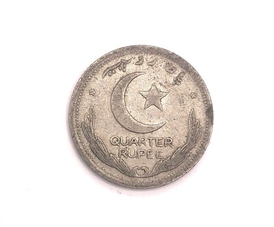 Pakistan 1/2 Rupee 1948, Coin